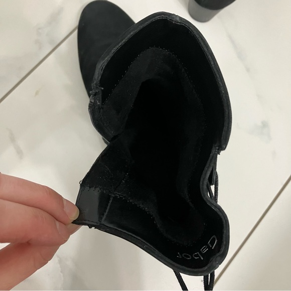 Gabor black ankle boots size UK5 - Picture 8 of 8